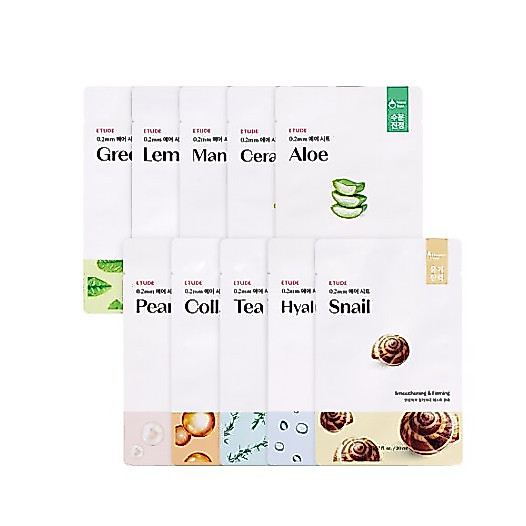 ETUDE 0.2 Therapy Air Mask Sheet Hydrating Soothing Daily Facial Mask Pack / hot item