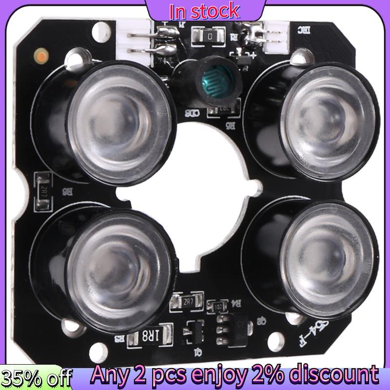 Còn hàng-4 mảng IR led Spot Light Hồng ngoại 4x IR LED board cho camera quan sát tầm nhìn ban đêm (đ