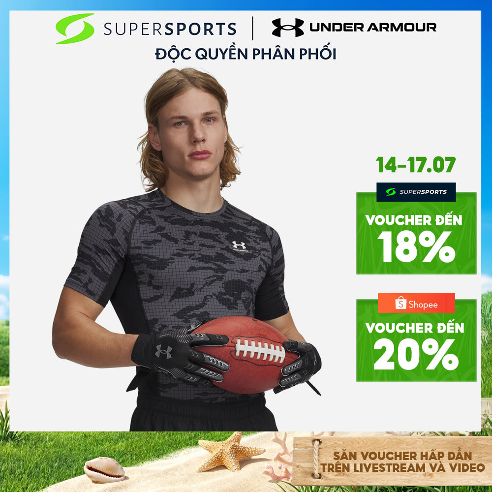 Áo Thun Bó Nam Under Armour Heatgear® Printed Short Sleeve - 6009657-001