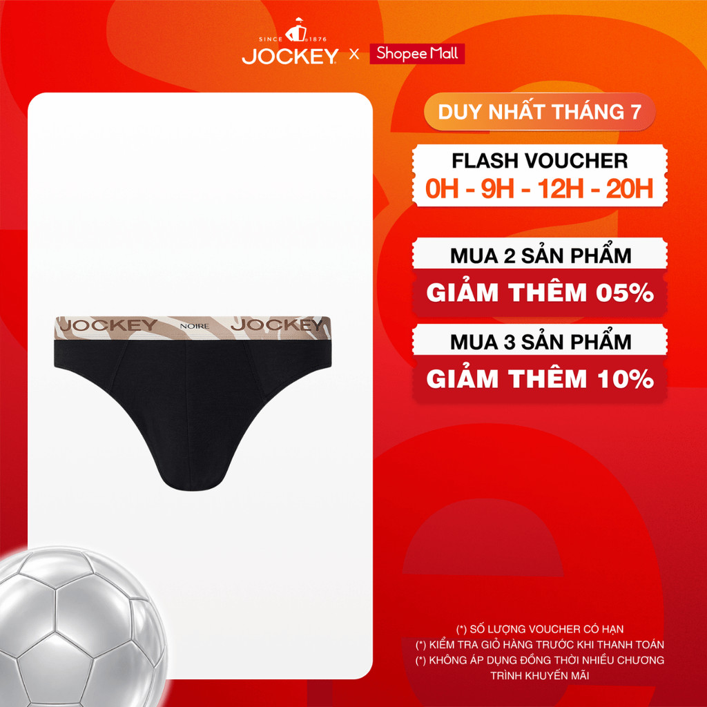 Quần Lót Nam Dáng Brief Lưng Thun In Jockey Noire - J4121