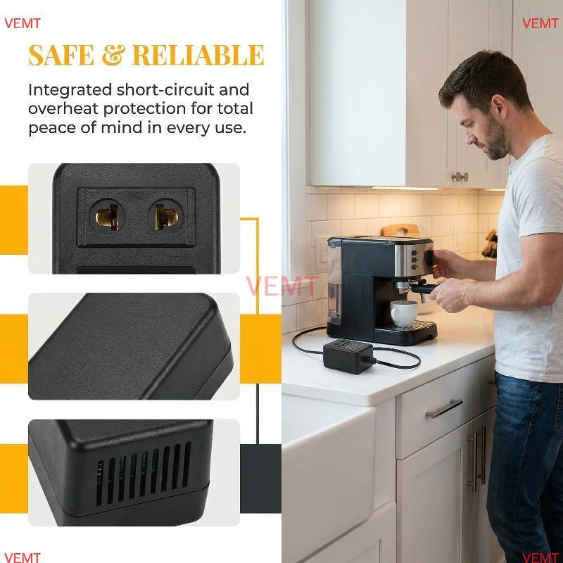 [VG] Bộ chuyển đổi điện áp đa năng 50W Biến áp bước lên xuống 220V sang 110V và 110V sang 220V Sử dụ