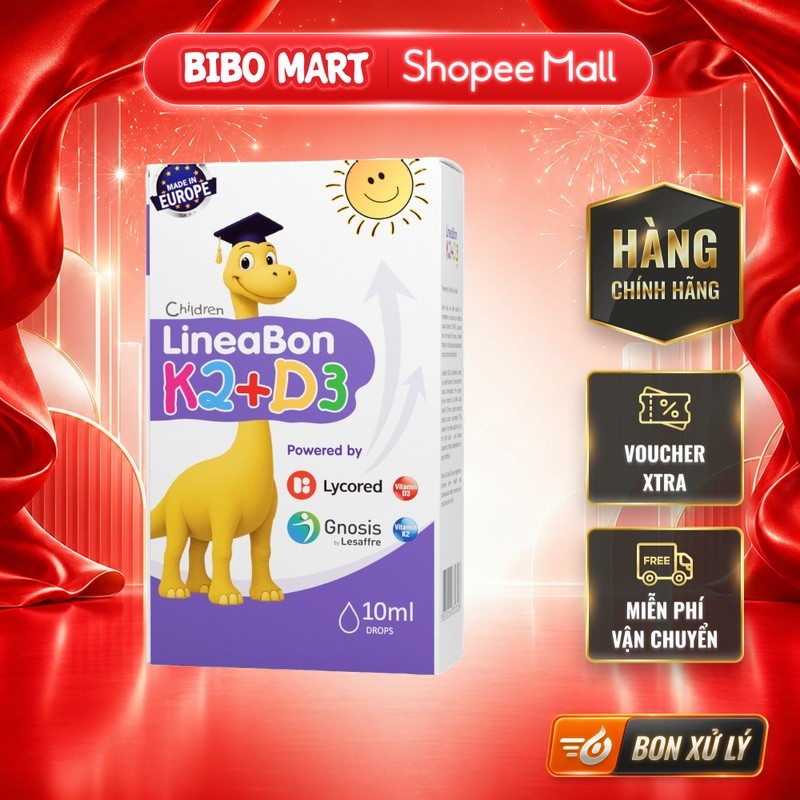 [KOL] TP bảo vệ sức khỏe LineaBon K2+D3 10ml - BM001