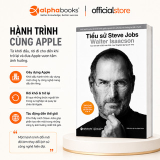 Sách Alphabooks - Tiểu Sử Steve Jobs (Walter Isaacson) (Alpha Books)