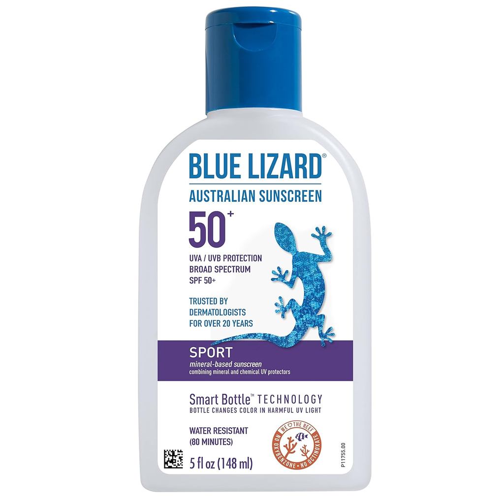 Kem chống nắng BLUE LIZARD Sport Mineral-Based - SPF 50 + - 5 oz 6URE
