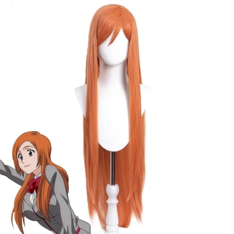 Anime < Death > Inoue Orihime cosplay Orange Anime Wig