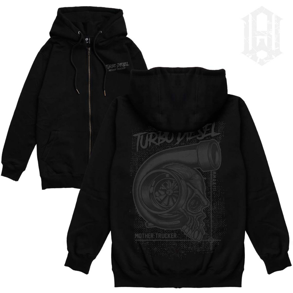 Áo Hoodie dây kéo Turbo Diesel