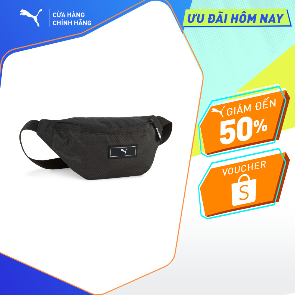 Túi Đeo Chéo PUMA Unisex DECK Waist Bag Black Màu Đen