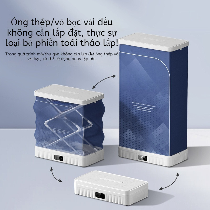 Máy sấy thời gian thông minh gia đình-  - -Installation-Free Folding Clothes Dryer