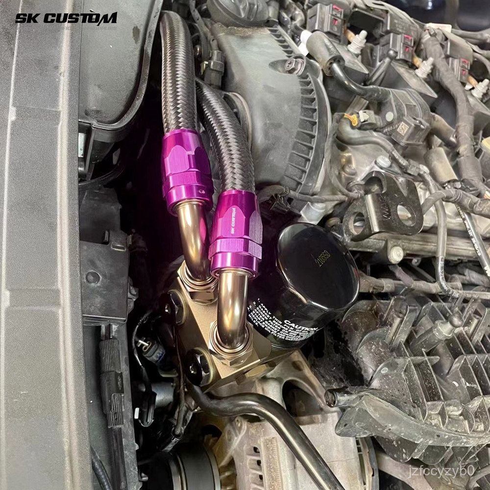 Bộ tản nhiệt dầu động cơ EA888 hệ thống làm mát xe Audi Gen 3 chất lượng