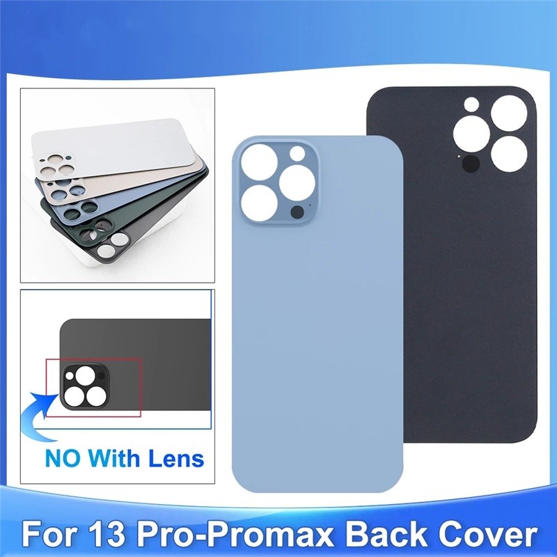 Vỏ Pin Kính Cho iPhone 13 Pro Max Cửa Sau Nhà Ở Bảng Điều Khiển Ốp Lưng Ống Kính Máy Ảnh Phần Cho iP