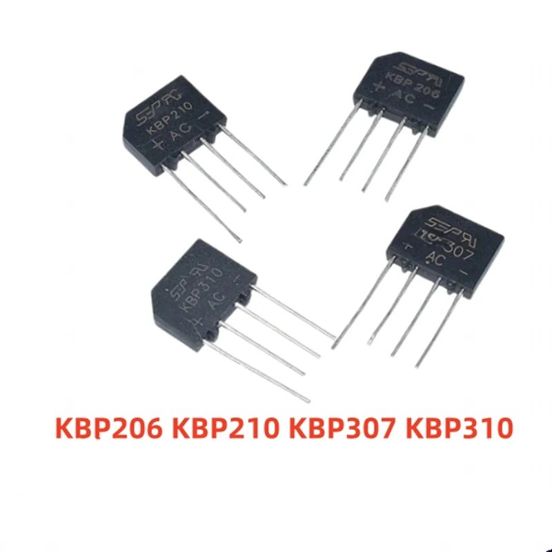 5 Chiếc Cầu Chỉnh Lưu DIP GBP206 KBP206 KBP210 KBP307 KBP310 KBP406 KBP410 GBP210 GBP306 GBP307 GBP3