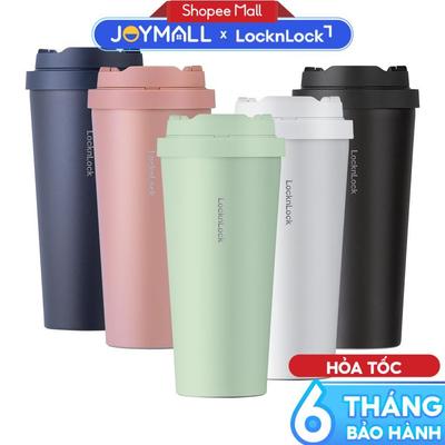 Ly giữ nhiệt LocknLock 550ml LHC3249 - Hàng chính hãng, mở nắp một chạm- JoyMall