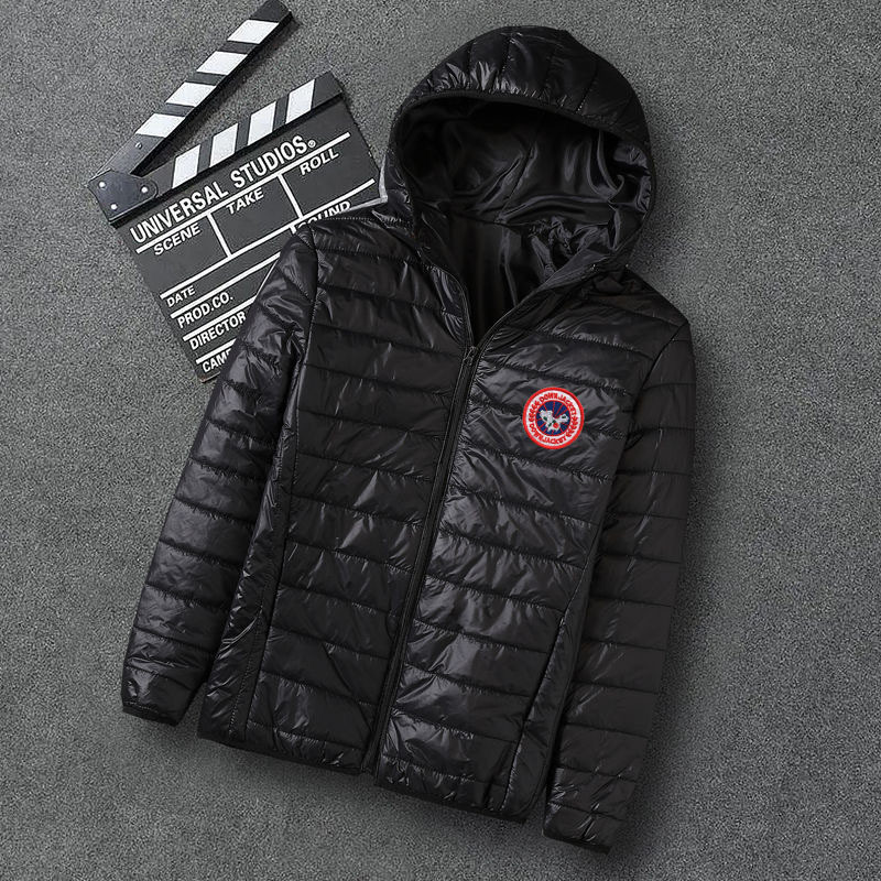 Canada Goose New lightweight cotton autumn and winter jacket, warm casual plus-size short stand-up c