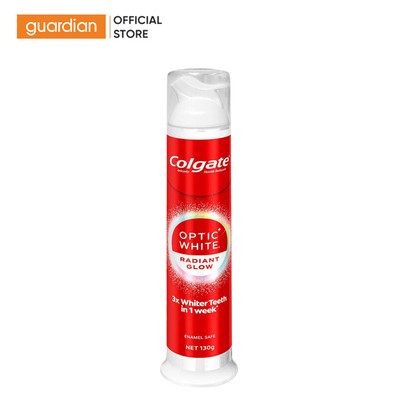 Kem Đánh Răng Colgate Optic White Radiant Glow Vòi Nhấn Thông Minh, Khóa Chân Không Hạn Chế Tiếp Xúc | Guardian Việt Nam
