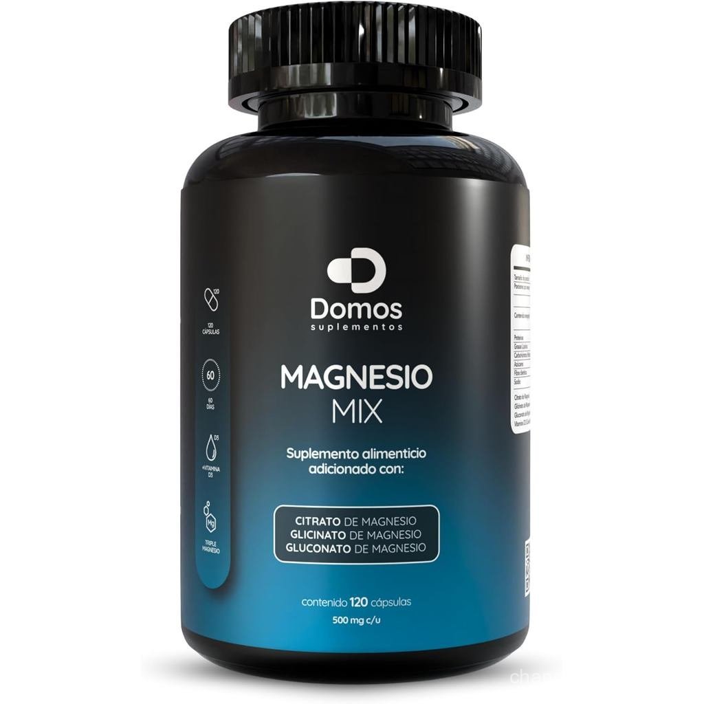 Domos Elements-Magnesium Mix: Citrate, Glycinate và Glucoseate-120 Viên