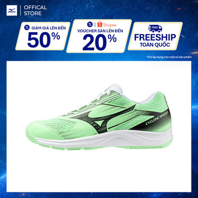 Giày Bóng Chuyền Unisex Mizuno Cyclone Speed 5 - Xanh Mint - V1GA258001