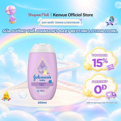 [LIVE] Sữa dưỡng thể JB bedtime lotion 200ml