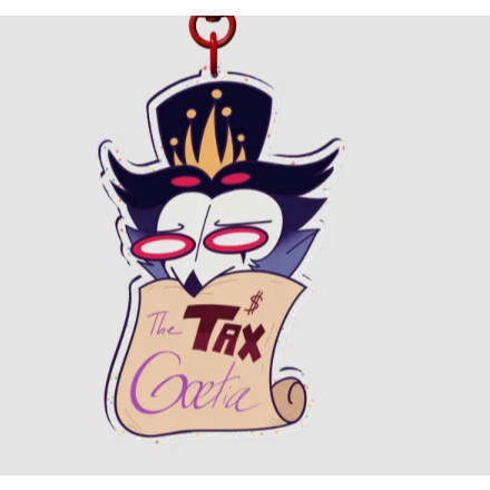 A CRIM PERSPECTIVE | "The Tax Goetia" (Glitter Acrylic Keychain) nangdecorshop