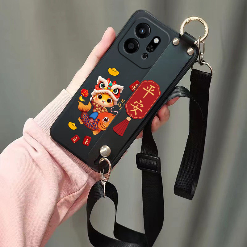 Năm Mới Thích Hợp Cho vivoiqoo8 Ốp Lưng Điện Thoại iqoo10pro Dây Đeo Tay Đeo Ngang vivo Vỏ Bảo Vệ iq