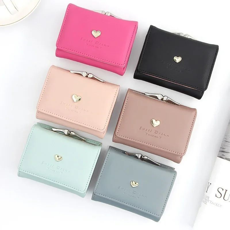 balo xinh balo da nữ New Candy Color Fashion Women Coin Purse Leather Solid Color
