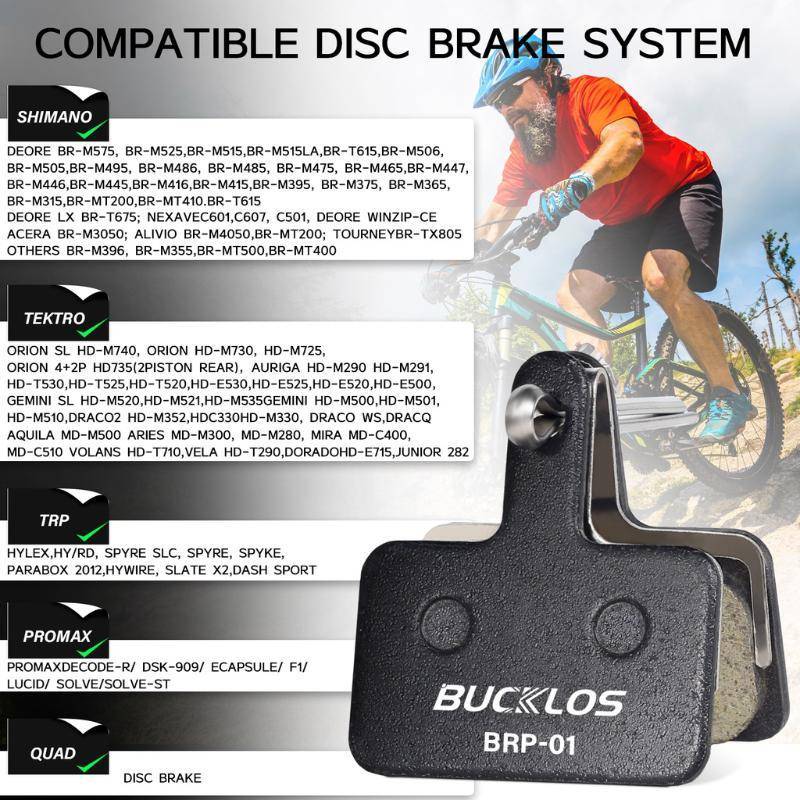 HENGHOME Xe Đạp Má Phanh B01S MT200 Xe Đạp Đường Bộ Má Phanh Đĩa Nhựa Nhẹ Cho B01S B03S B05S Phụ Tùn