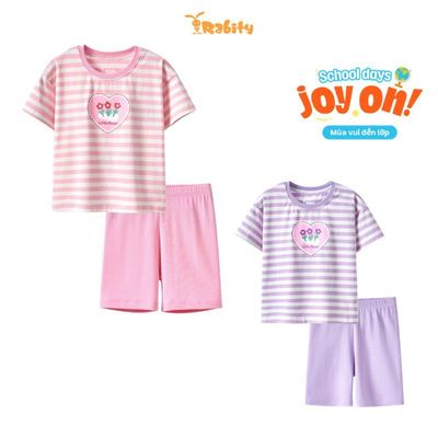 Bộ thun ngắn tay bé gái Rabity 960.108