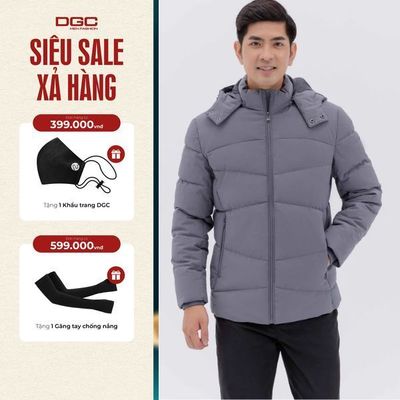 Áo khoác nam DGCs - Áo khoác mùa đông 3 lớp dáng ngắn, cản gió,chống thấm nước - WAJKBC23M