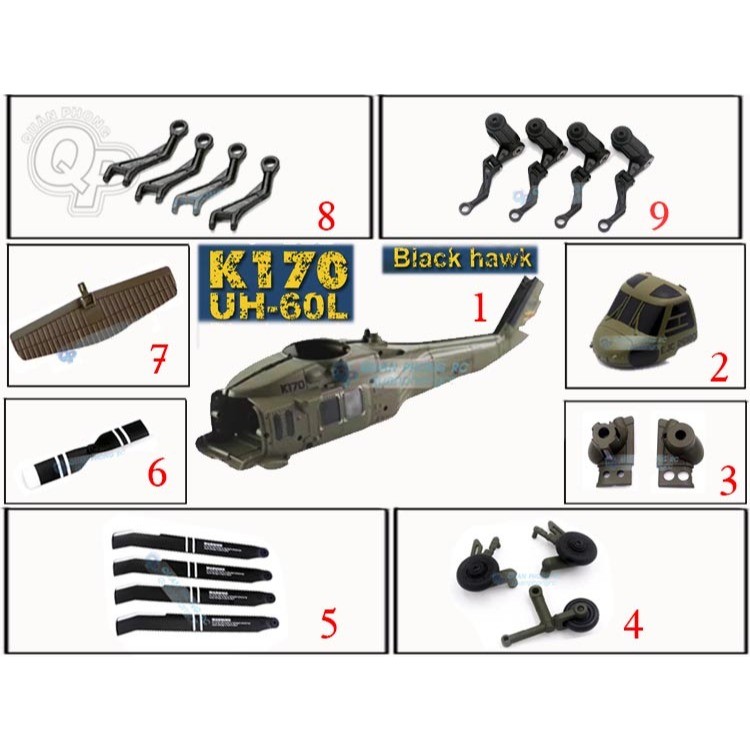 Linh kiện WLtoys XK K170 trang 1