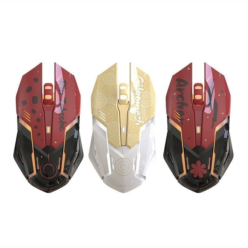 Fate Tohsaka Rin Archer Office USB Wireless Silent Mouse Anime Hàng hóa h