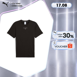 Áo Thun Thể Thao PUMA Nam M x HYROX Cloudspun Tee Black Màu Đen