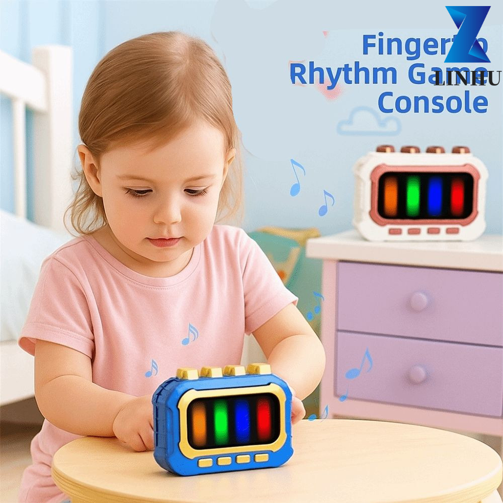 LINHU Kid Fingertip Fidget Toy, Light Up Hand Speed Trainting Music Rhythm Game, Máy ép nhanh di độn