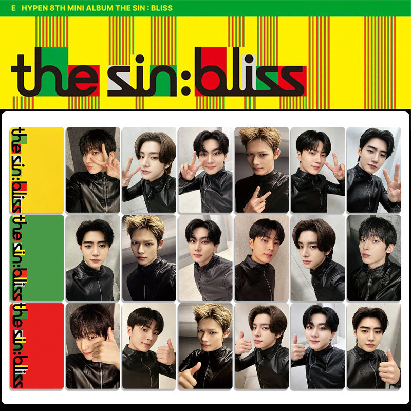 5-7 chiếc EN THE SIN BLISS Lomo Card EVAN Ride or Die Broadcast THE SIN VANISH NHẬT BẢN MAGAZINE Pho