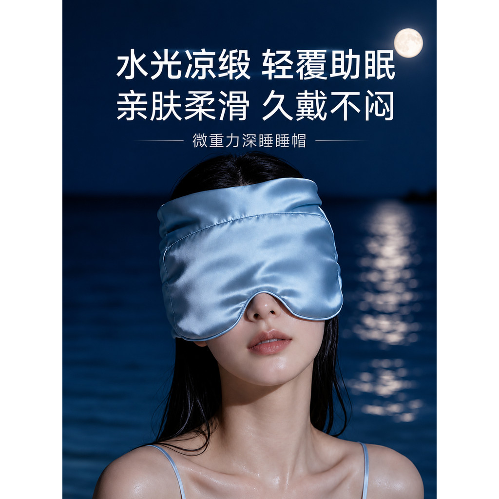 Gravity Eye Mask Shading Sleep Chuyên dụng Giảm mệt mỏi mắt Văn phòng Ngủ Hỗ trợ giấc ngủ Nam Nữ Ice
