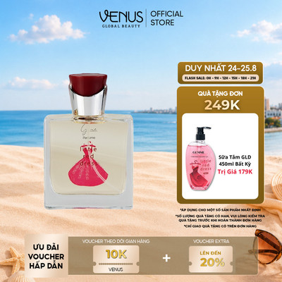 [MUA 1 TẶNG 1] Nước Hoa Nữ Gennie Little Dress hương thơm ngọt ngào, thời thượng 50ml