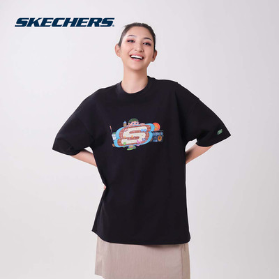 Áo Thun Tay Ngắn Unisex Skechers Skechers X Cloakwork Short Sleeve Tee - SL326U665-0018