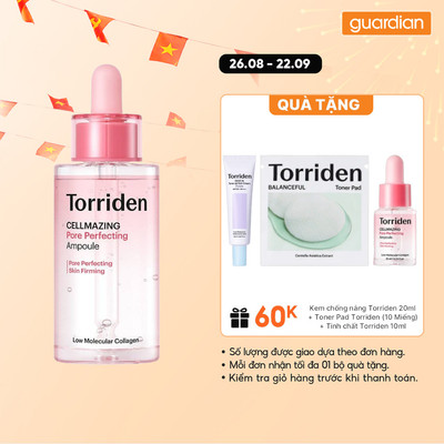 Tinh Chất Chăm Sóc Lỗ Chân Lông Torriden Cellmazing Pore Perfecting Ampoule 30ml | Guardian Việt Nam