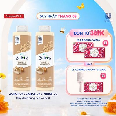 Combo 2 sữa tắm ST.IVES (Tùy chọn size và mùi)