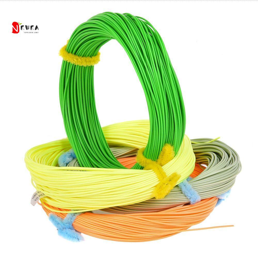 NEWEARTH LIMIT Fly Fishing Line, 100FT Long Casts Forward Floating, Dụng cụ câu cá WF3FWF8F 4 màu Fl