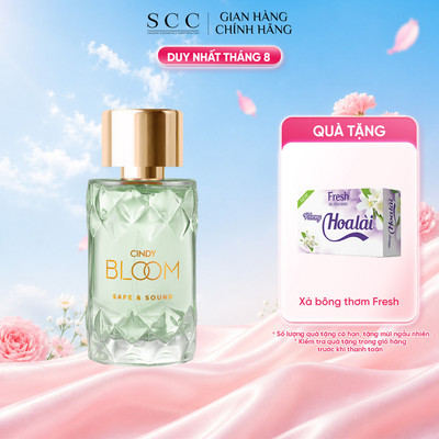 Nước Hoa Nữ CINDY BLOOM Safe & Sound Hương Thanh Thuần Trong Trẻo 50ml