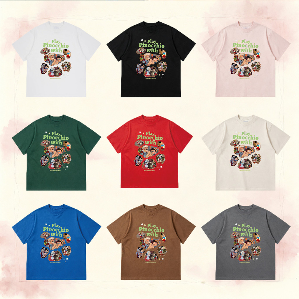 COD✅ (Hồ Chí Minh)RTOML áo thun nữ form rộng áo phông local brand pattern vietnam Tranh cắt dán Pino