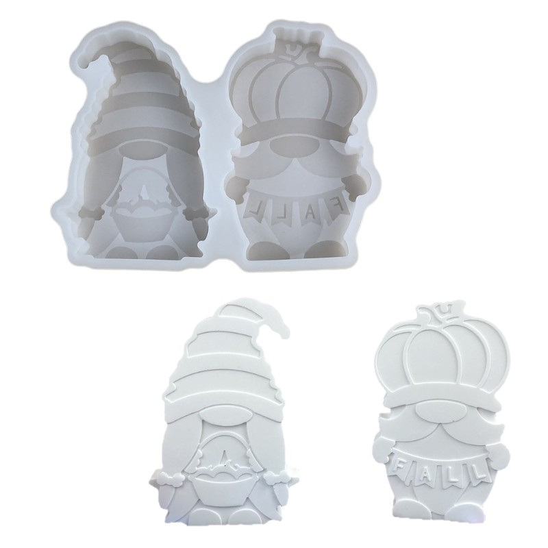 Yu Lễ Tạ Ơn Gnomes Mẫu Silicon Để Làm Mùa Thu Mẫu Thủ Công DIY Với Thiết Kế Tượng Gnomes