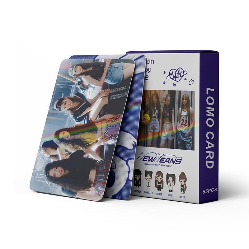 55 ATTENTION Laser Photocards Star Album KPOP Hàng hóa LOMO Photocards