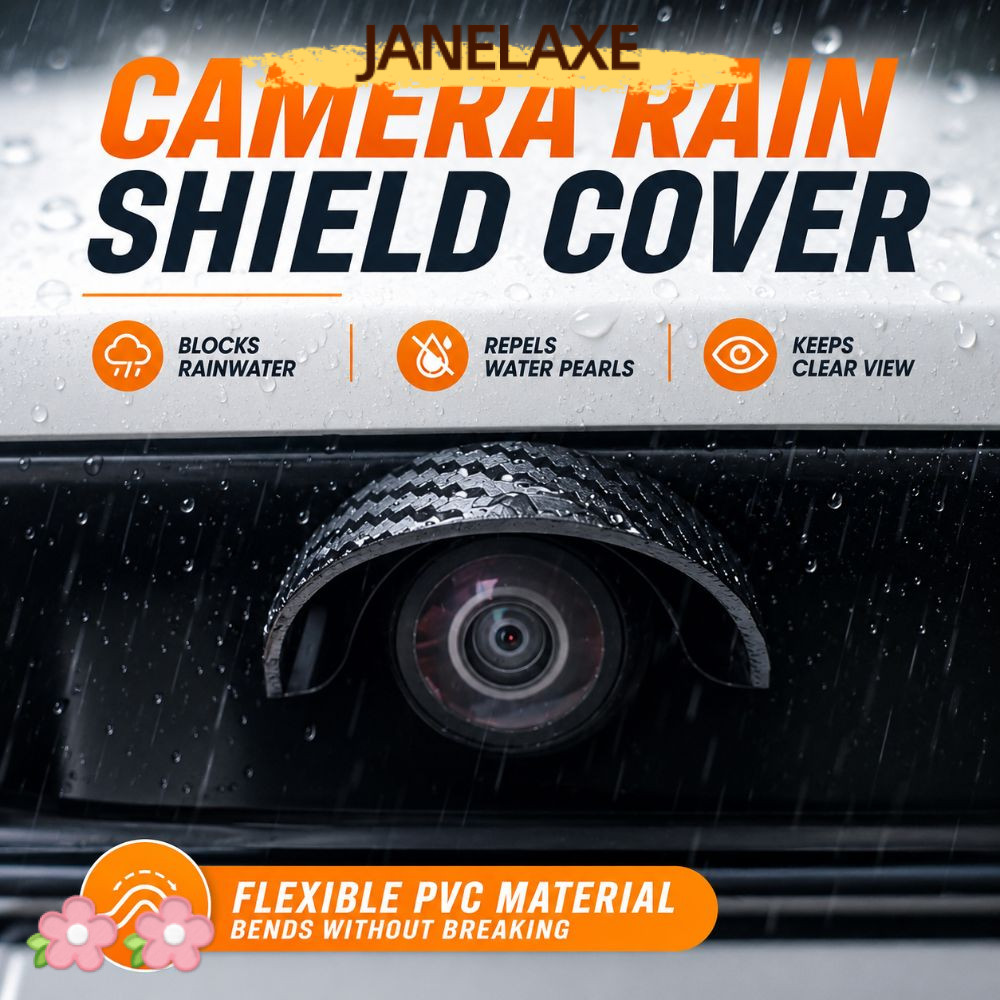 Vỏ che mưa Camera lùi xe JANELAXE932JN, 360° Máy ảnh ô tô chống nước Tấm chắn mưa, Máy ảnh ngoài ô t