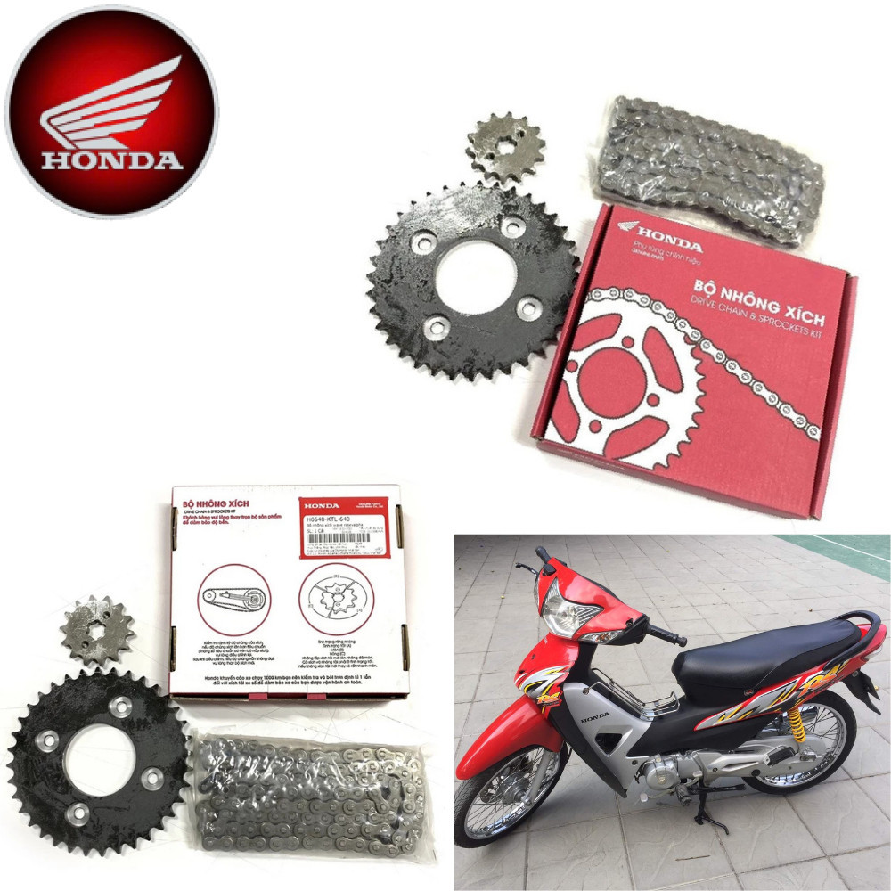 Bộ Nhông Sên Đĩa Wave Rs 100 (H0640KTL640) KTL - Tổng Kho Phụ Tùng