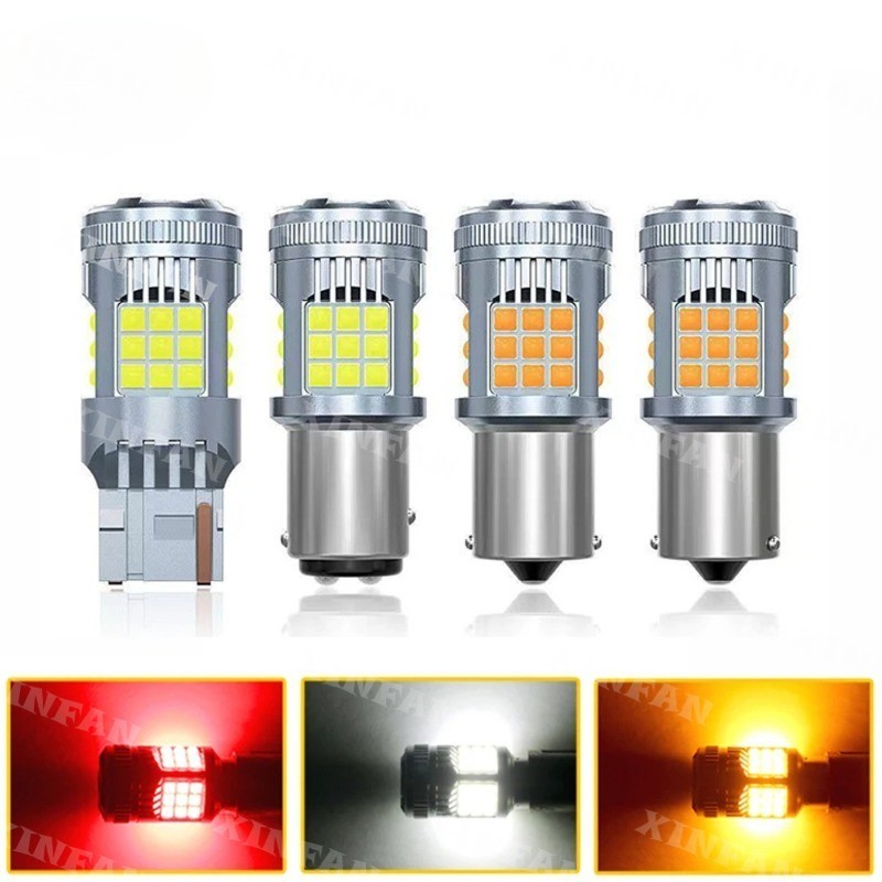 2 Bóng Đèn LED Canbus Xe Bật Tín Hiệu Phanh Ngược 12V 24V 1156 BA15S 1156 BAU15S 1157 BAY15D P21 / 5