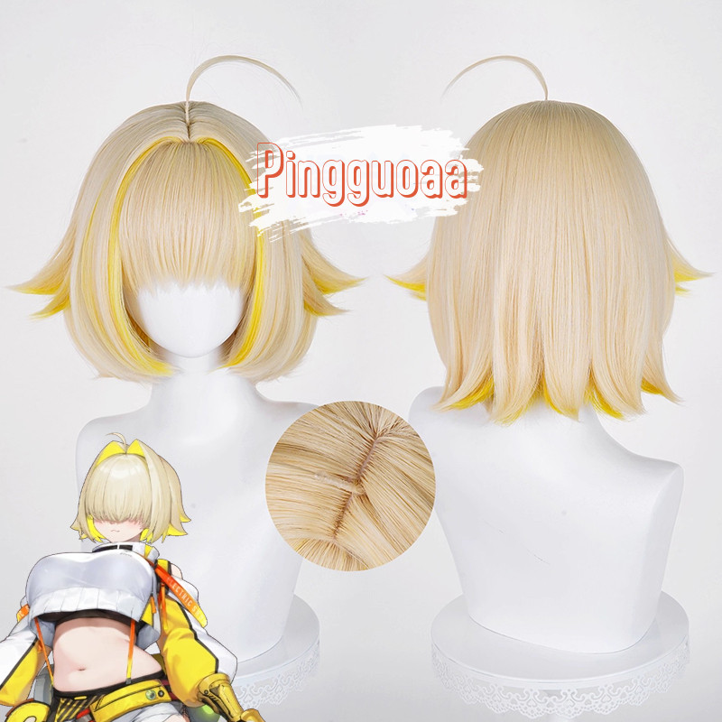【Manmei】NIKKE: The Goddess of Victory Elegg Cosplay Wig 34cm Heat-Resistant Synthetic Hair