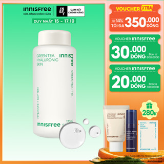 Nước cân bằng trà xanh INNISFREE Green Tea Hyaluronic Skin 170ml