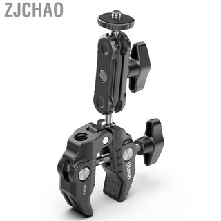 Zjchao Ulanzi R094 Giá đỡ bóng siêu kẹp đa chức năng Hợp kim nhôm đầu bi kép có thể xoay 360 ° với vít 1/4 inch 3/8 Sợi chịu tải 1,5kg