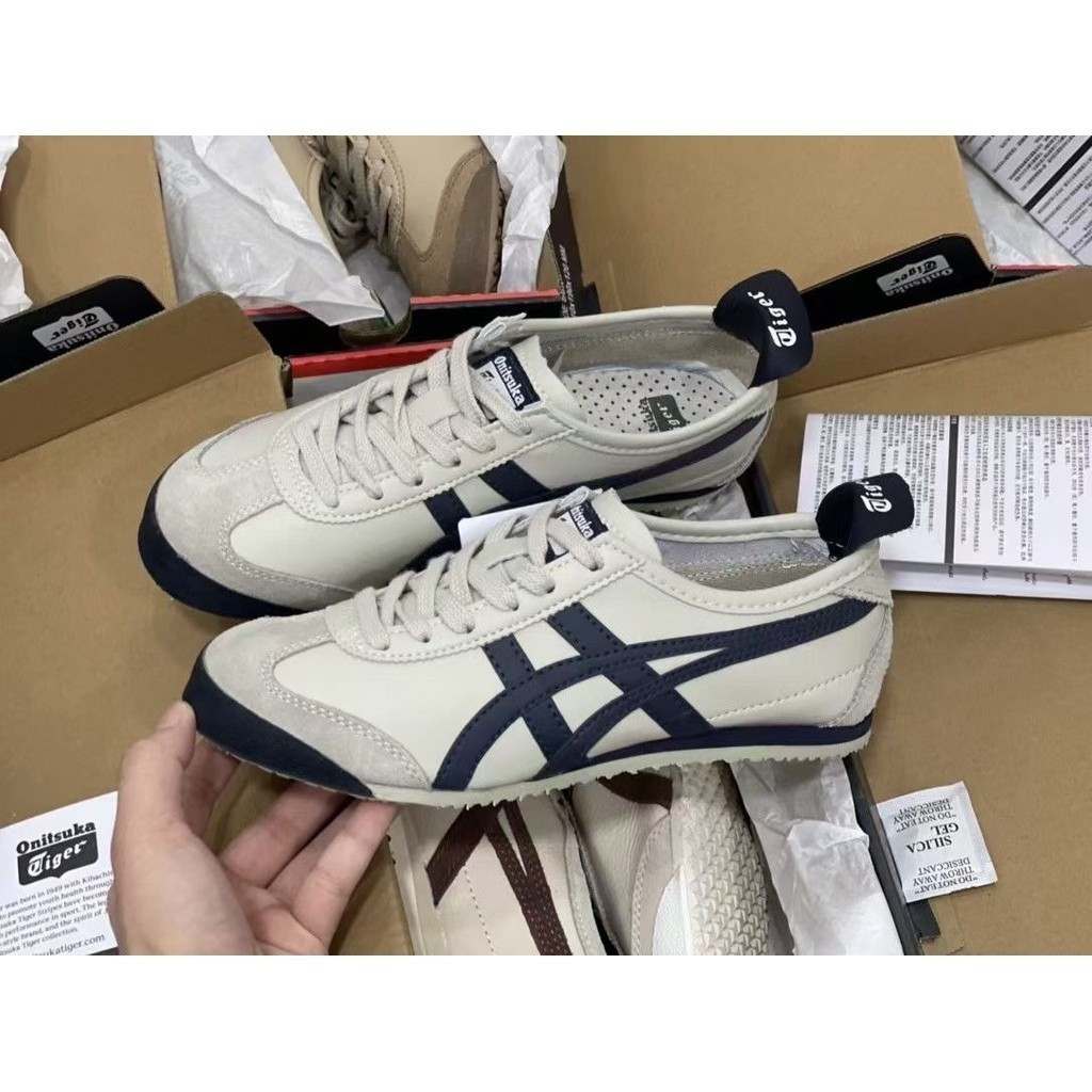 2024AS Onitsuke tiger Shoes MEXICO 66 Giày Thể Thao Nam Nữ Da Giày Chạy Bộ Thường Ngày 2024Tigers Sh