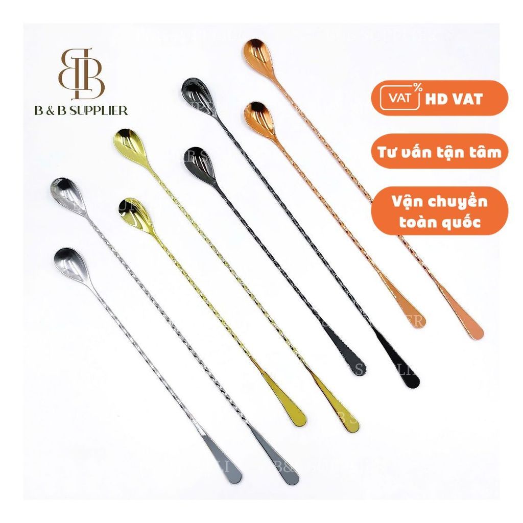 B&B Supplier Barspoon Hoffman 30cm-40cm  [Có XHD VAT]